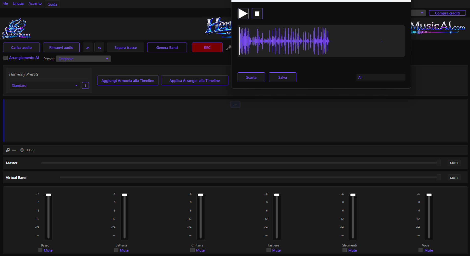 Save recording